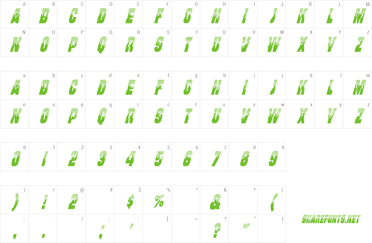 Font Will Italic preview